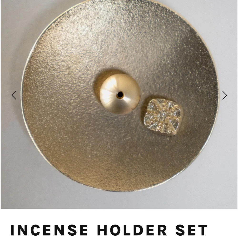 POJ Studio Gold Incense Holder Set, from Japan - Picture 5 of 10
